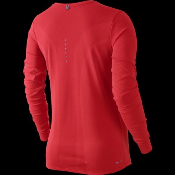 🌶 Nike dri fit contour long sleeve red 🌶 - Picture 2 of 6